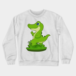 Crocodile Runner Running Sports Crewneck Sweatshirt